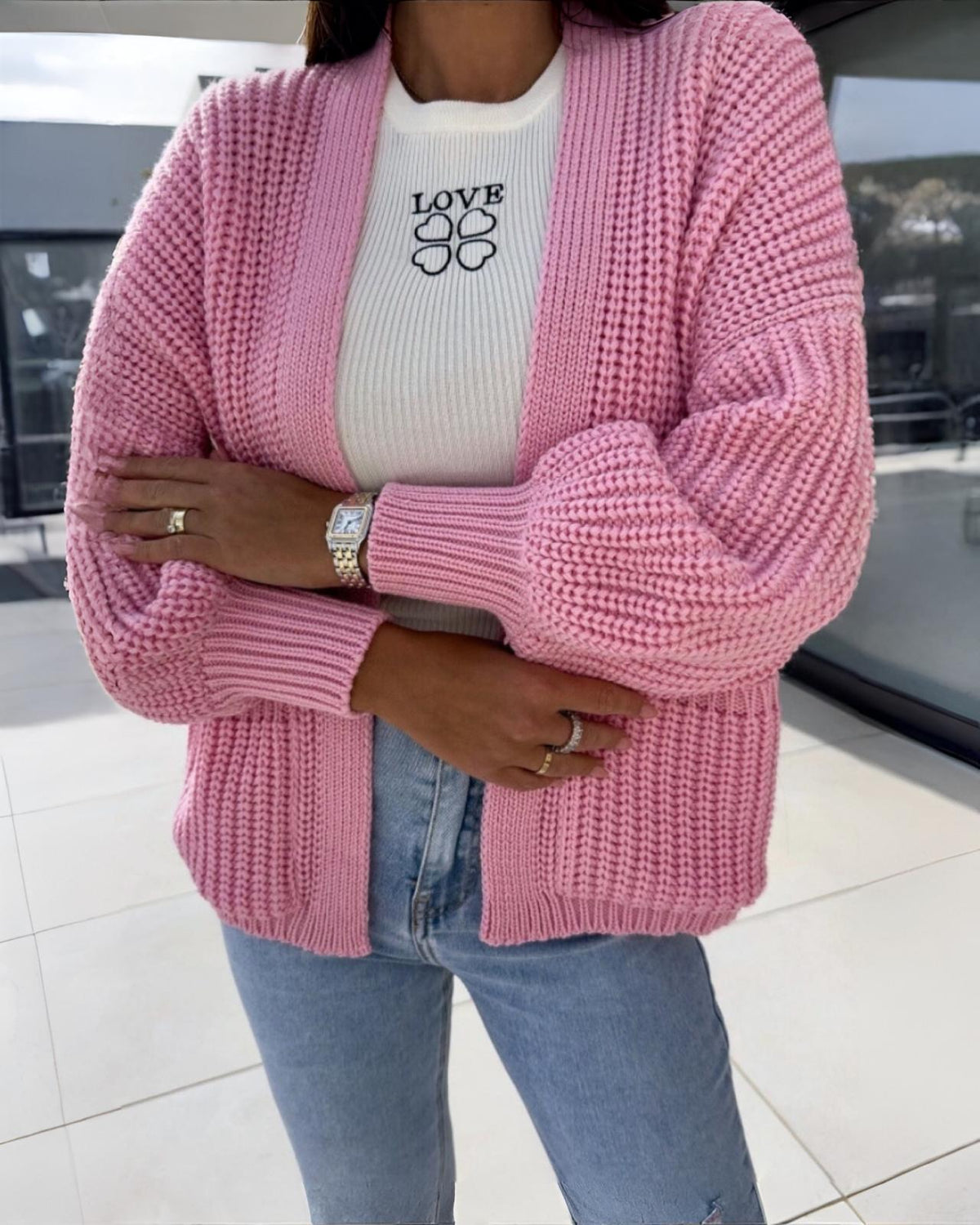 Cardigan "Anaja" div. Farben