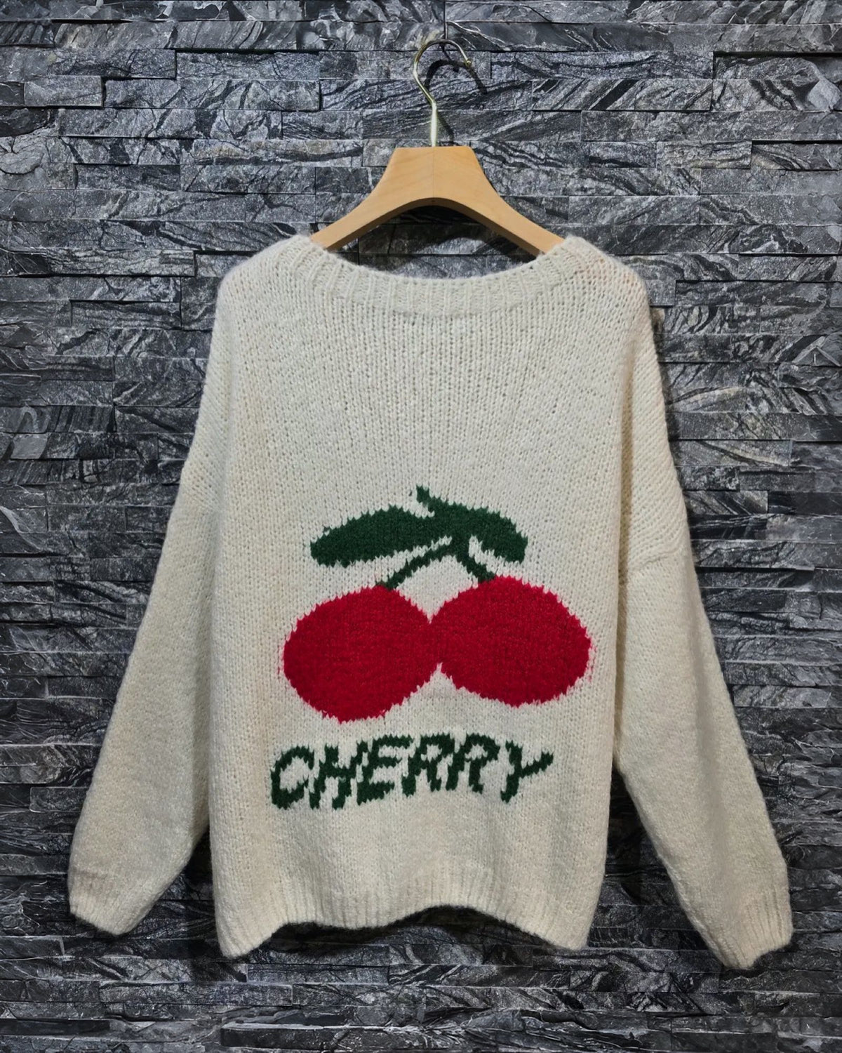 Pullover "Cherry" Ecru
