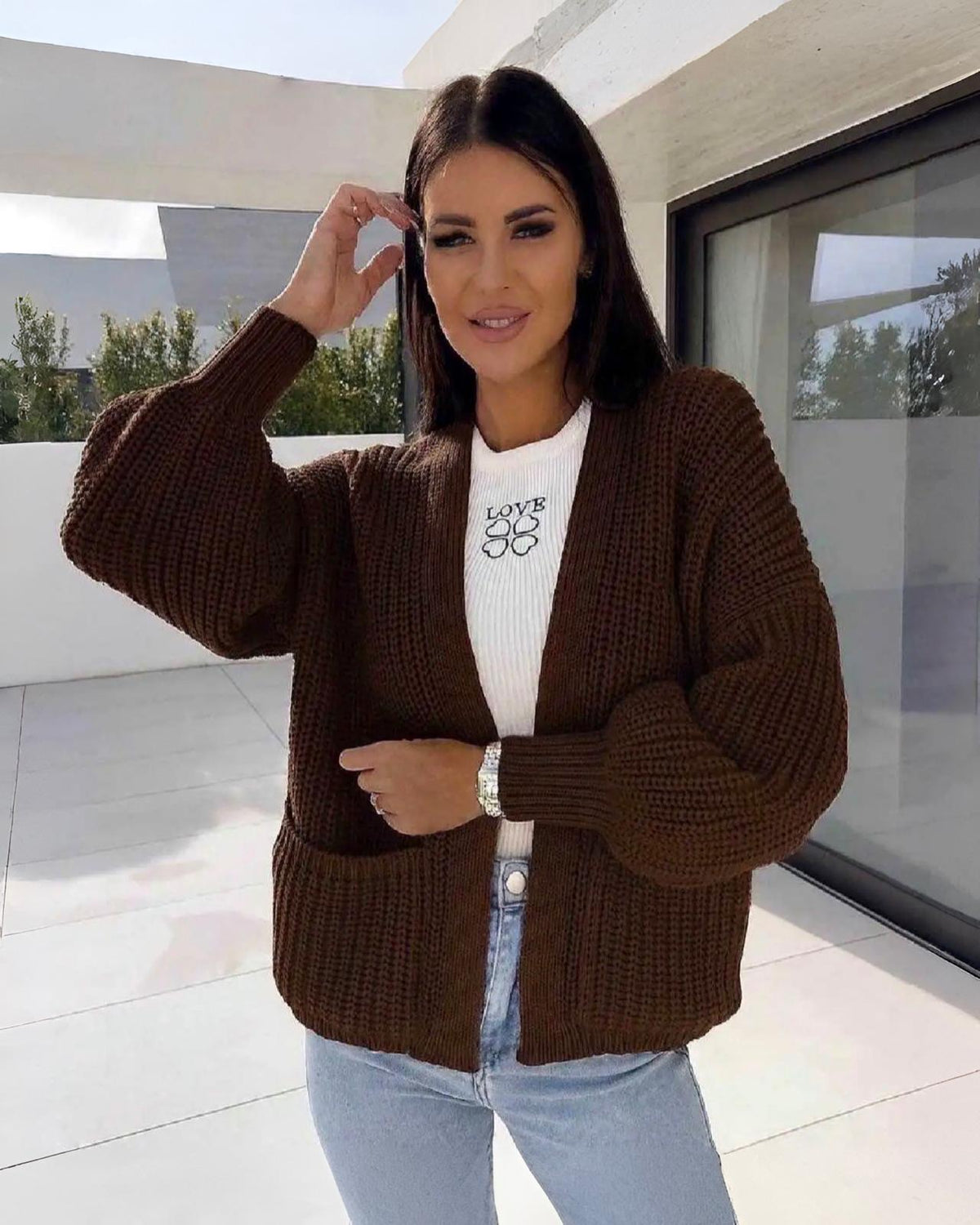 Cardigan "Anaja" div. Farben