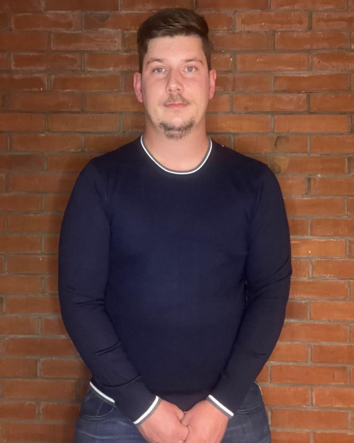 Strickpullover "Jack" Dunkelblau