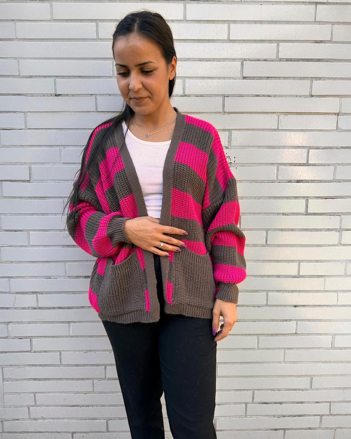 Cardigan "Evie" Div. Farben