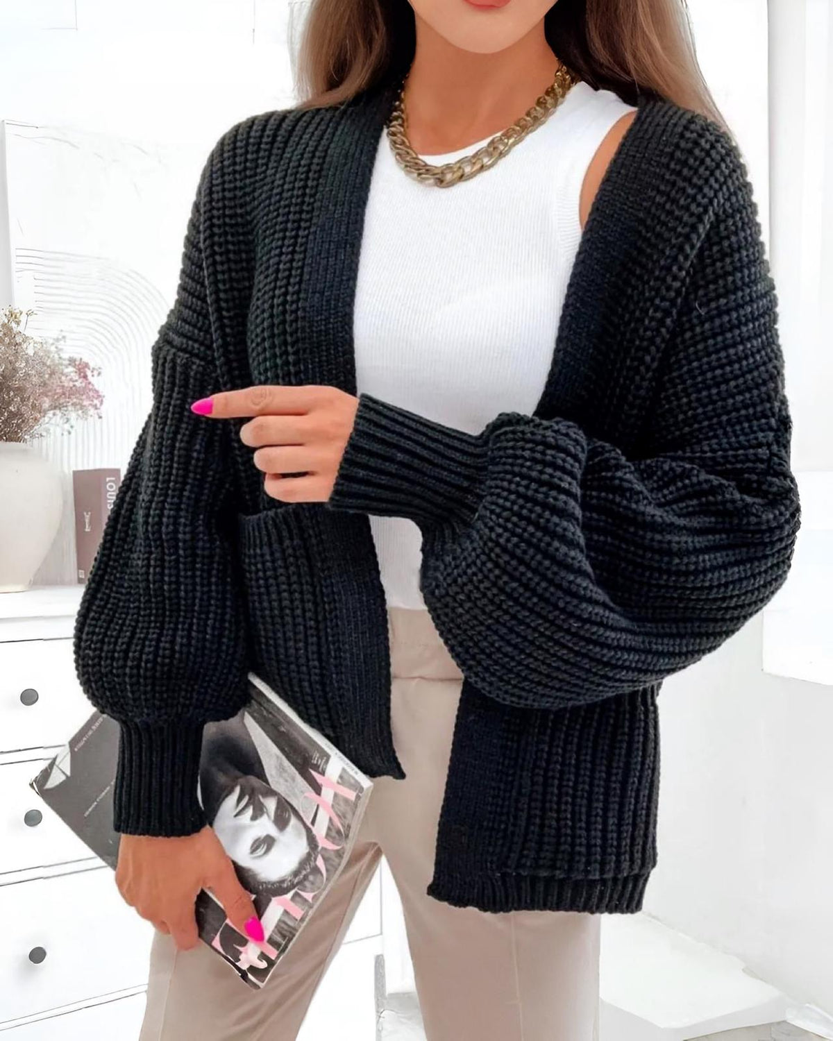 Cardigan "Anaja" div. Farben